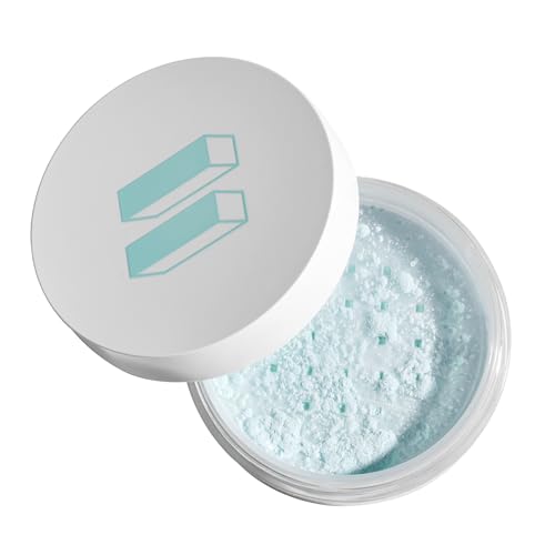 Spirulina Zinc Treatment Loose Powder - Lightweight Matte Oil Control Makeup Setting Powder with Zinc PCA & L-Carnitine for Oily Skin