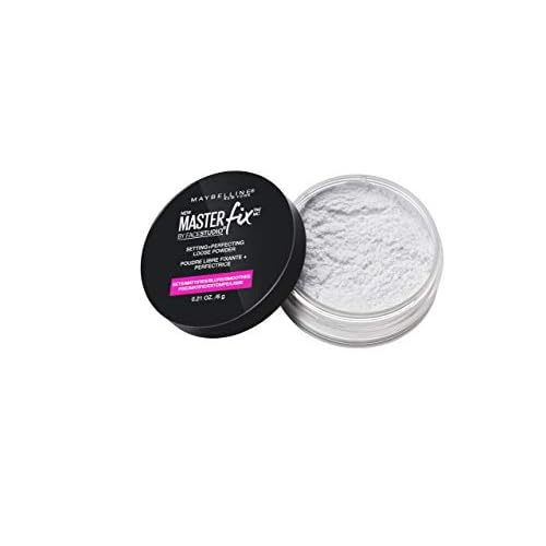 Maybelline Facestudio Lasting Fix Setting + Perfecting Loose Powder Makeup, All Day Matte Wear, Minimizes Shine, Sets Foundation Makeup, Translucent, 0.21 oz.