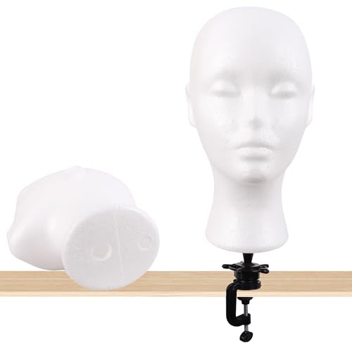 Wig Head Foam Mannequin Display Stand – 20.5" Circumference