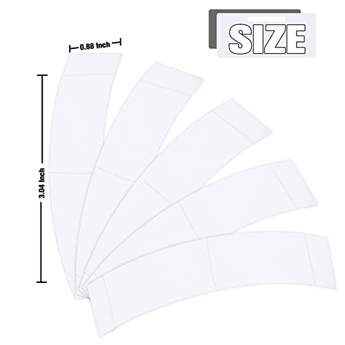 Sajoo 48 Piece Wig Tape for Lace Front Wigs Tape Strips in Extension Double-Sided Waterproof Lace Wigs Adhesive Strong Hold Clear Wig Tape for Wigs Toupees Hairpiece and Hair Extension (White)