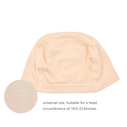 Bamboo Fiber Wig Cap - 2 Pack Elastic Breathable Liner