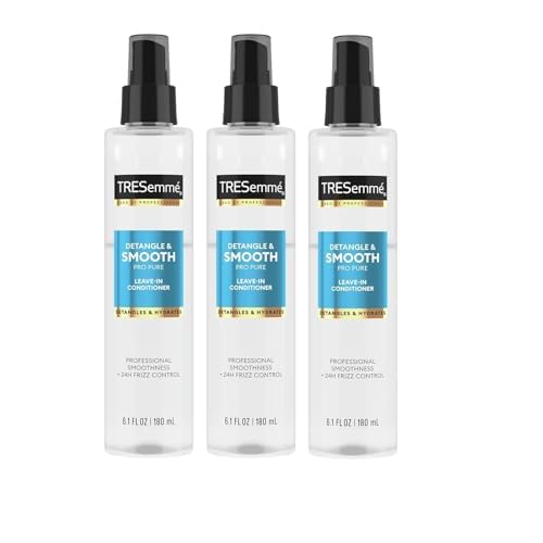 TRESemme Pro Pure Leave-in Conditioner for Detangling, 6.1 oz, 3 Pack