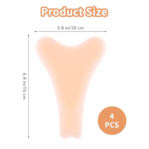4-Pack Y Shape Silicone Camel Toe Concealers for Women