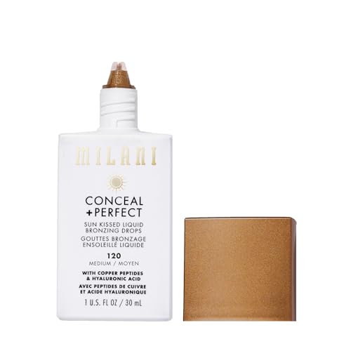 Milani Sun Kiss Liquid Bronzing Drops, Sheer Peptide Coverage