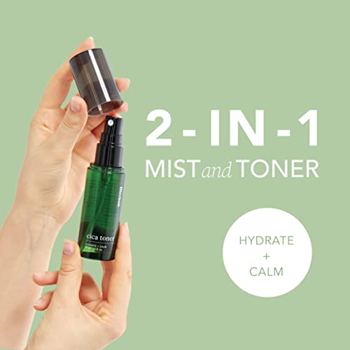 Meebak Korean Toner for Face - CICA Mist Toner, Alcohol-Free, Soothing, Hydrating, Vitalizing 4 oz