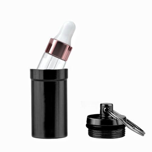 8 pcs Travel Dropper Bottles Set - 2ml Glass Essential Oil Bottles