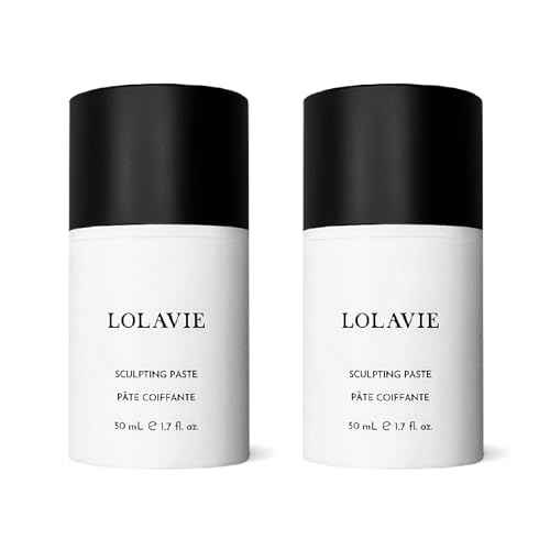LolaVie Sculpting Paste - 1.7 oz, 2 Pack - Hair Styling Paste for Flexible, Touchable, All-Day Hold & 72-Hour Frizz Control - Matte Finish - Color Safe - All Hair Types