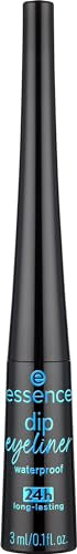 Essence Waterproof Dip Eyeliner 24H Black (Pack of 5)