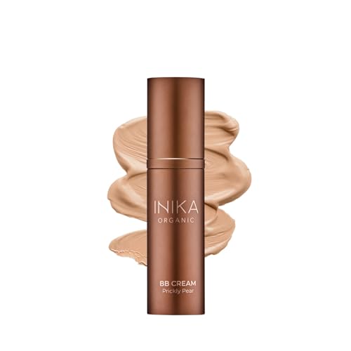 INIKA Organic BB Cream Foundation - Hydrating & Anti-Aging, 1 fl oz