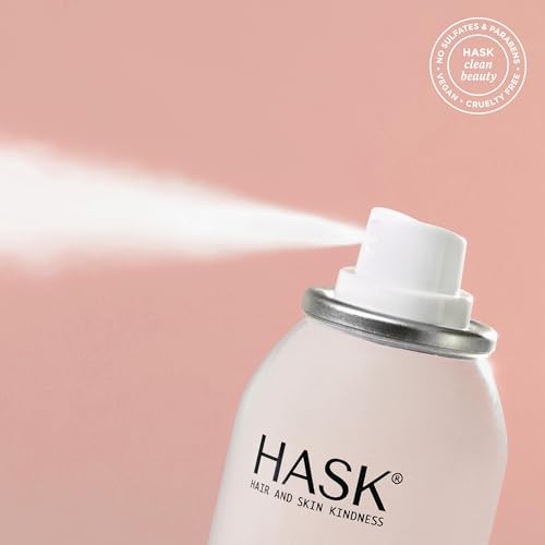 HASK Coconut Oil Nourishing Dry Shampoo ? Absorbs Oil, Adds Volume & Light Texture, Nourishes Hair, No Sulfates or Parabens, Cruelty-Free ? 8.1oz