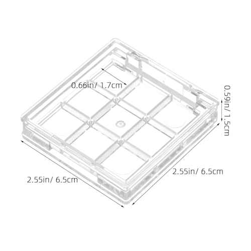 Empty Makeup Palette 2pcs 9-Grid Storage Cases