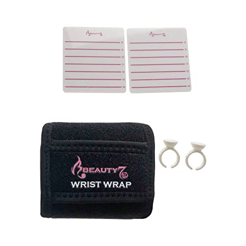 Beauty7 Eyelash Extension Holder Kit with Wrist Wrap