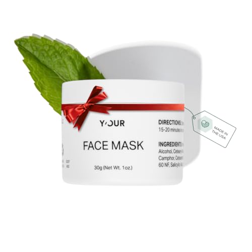 Y¡¯OUR Purifying Detox Face Mask: Blackhead, Whitehead & Pore Remover; Anti-Acne & Pimple Care; Cleansing & Exfoliating; With Salicylic Acid & Bentonite Clay. Gifts for Women