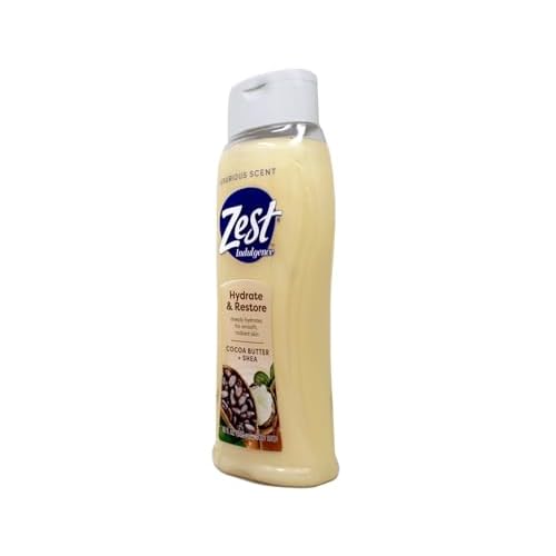 Zest Body Wash, Creamy Cocoa Butter & Shea, 18 Fl Oz