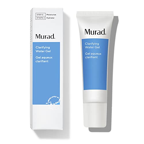 Murad Clarifying Water Gel ? Lightweight Face Moisturizer for Acne-Prone Skin with Salicylic and Hyaluronic Acid for Breakout Prevention, Hydration, and Shine-Free Finish ? 2 Fl Oz