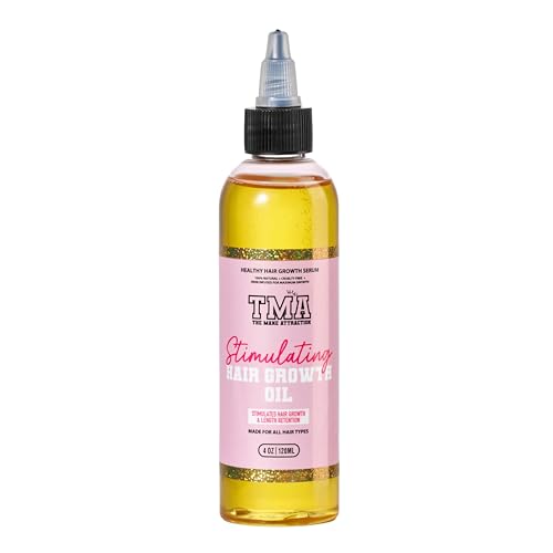 The Mane Attraction Stimulating Hair Growth Oil 4 Fl Oz - All Hair Types