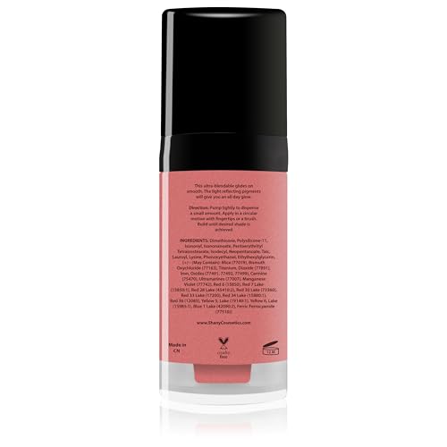 SHANY Paraben Free HD Liquid Cream Blush - Buildable & Blendable