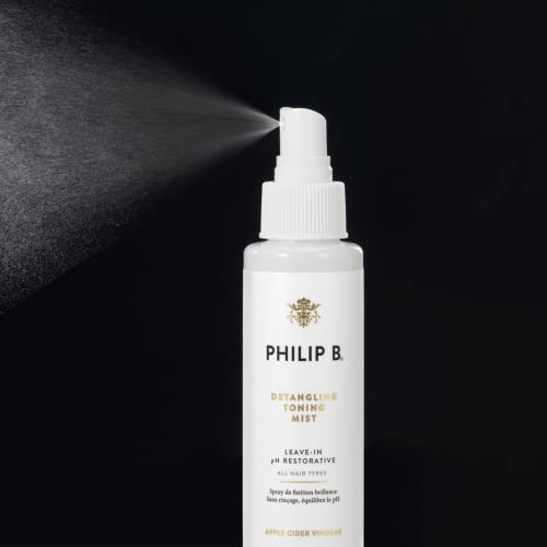 Philip B Detangling Toning Mist - Weightless Hair Spray for Frizz & Shine, 4.23 fl oz
