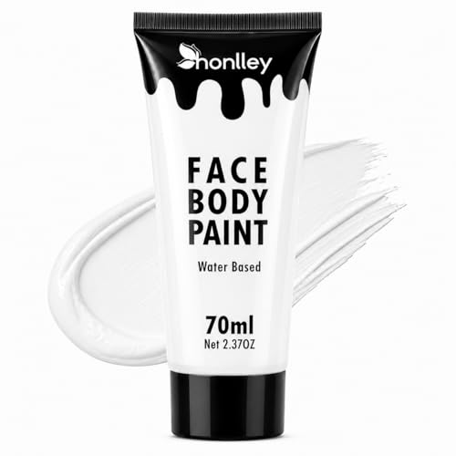 White Face Paint Water-Based 2.37oz - Professional Clown Makeup
