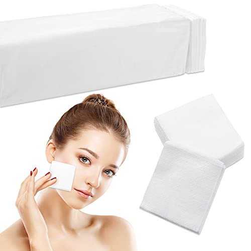 Leelosp 600 Disposable Esthetic Wipes 2x2 Inch Non-Woven Facial Pads