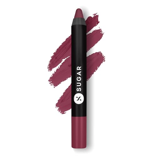 SUGAR Matte as Hell Crayon Lipstick - 8hr Wear, Full Coverage