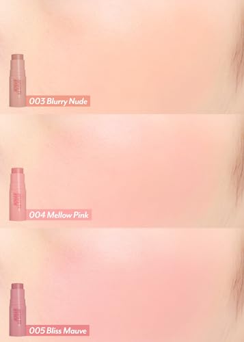 I'M MEME I'm Multi Stick | Blusher Stick for Face | Easy Blending Matte Finish Formula Suitable for Beginners | Blusher 003 Blurry Nude