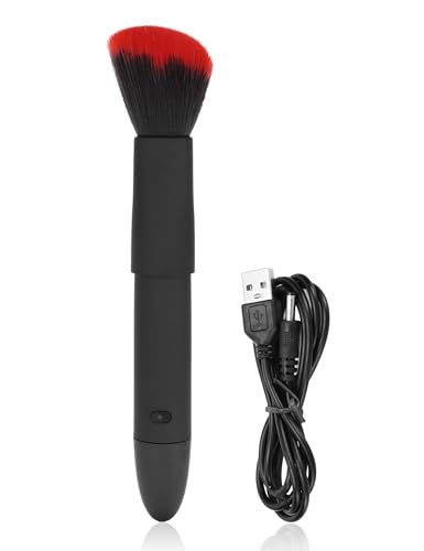 Rechargeable Electric Makeup Brush with 10 Speeds for Blending, Contouring & Highlighting