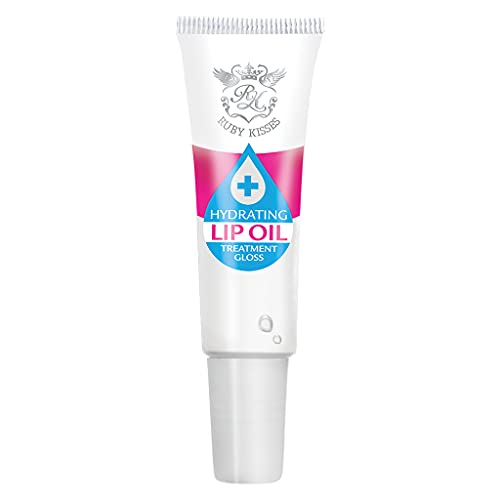 Ruby Kisses Hydrating Lip Oil Clear RLO01 (Clear&Cocoa Butter&Hemp Seed)