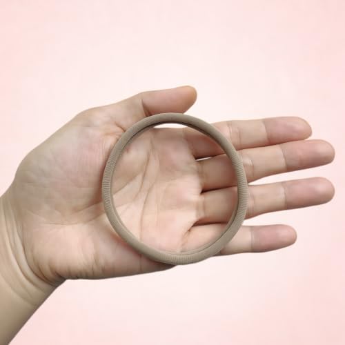 Large No-Crease Hair Ties for Thick Curly Long Hair | 12 Pcs