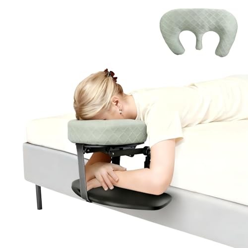 Adjustable Massage Headrest for Bed with Memory Foam Pillow