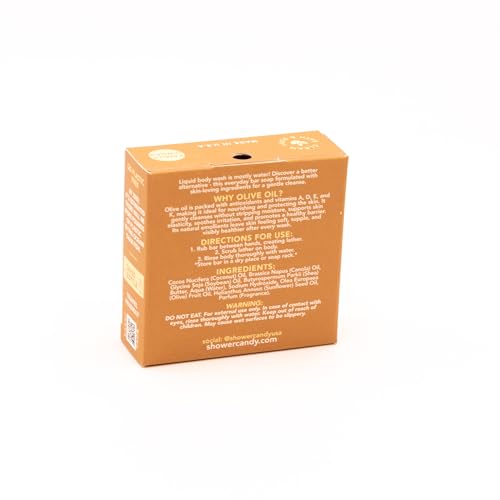 French Vanilla Bar Soap - 5.0 oz Natural Body Wash Bar - Made in USA - Olive Oil, Shea Butter, Coconut Oil