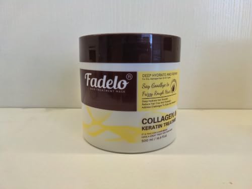 Fadelo Collagen Hair Mask for Damaged & Color-Treated Hair 16.91 fl oz / 500ml