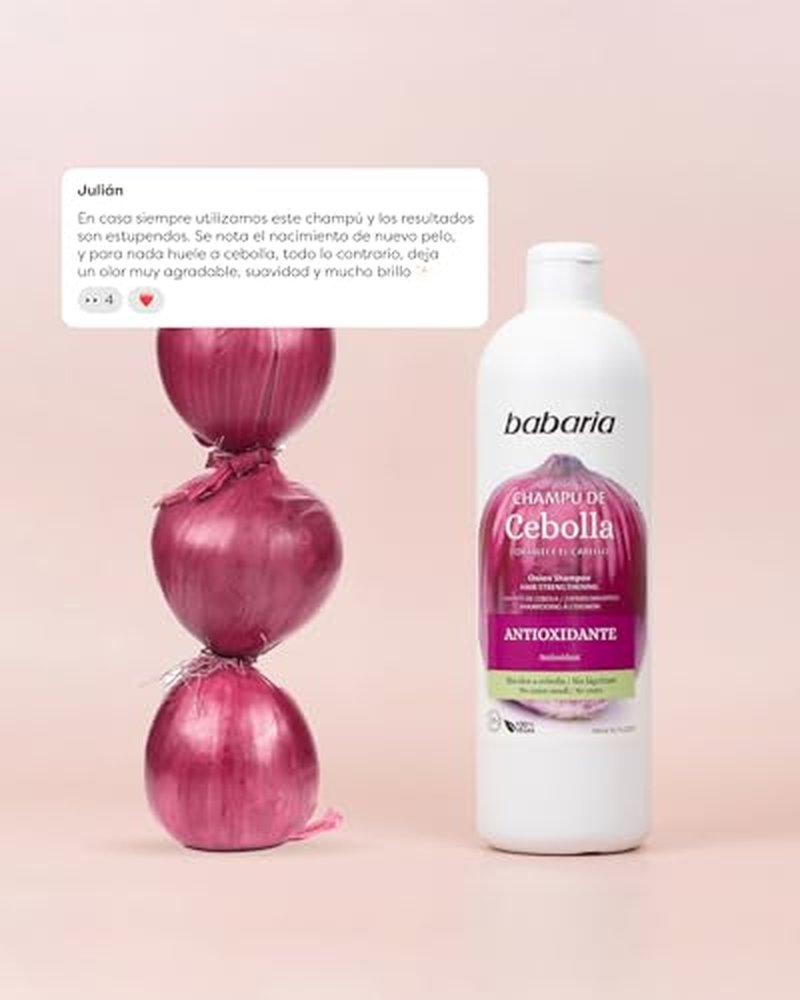 Babaria Onion Shampoo Anti-Oxidant 20oz