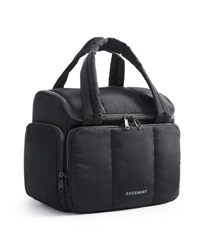 BAGSMART Travel Toiletry Bag with Water-Resistant Fabric
