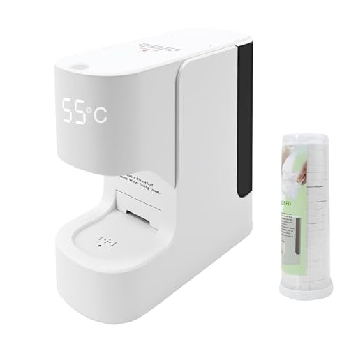 Hot Towel Warmer Machine with 20 Towels & Voice Alert