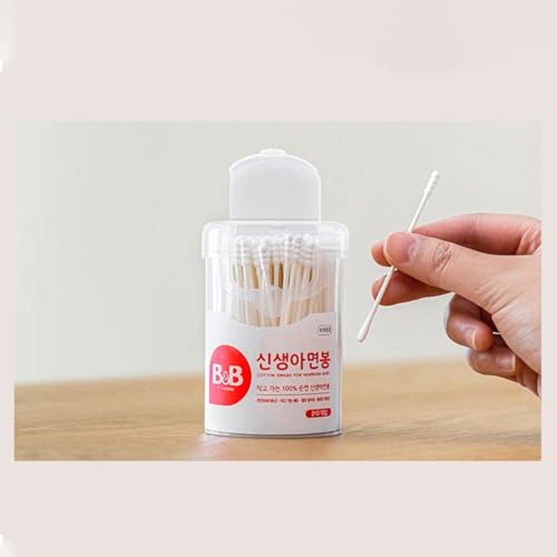 210 Cotton Swabs – 100% Pure Gentle Double Tipped for Babies