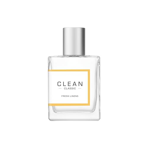 CLEAN Fresh Linens Eau de Parfum 2oz - Layerable Vegan Perfume for Everyday Wear