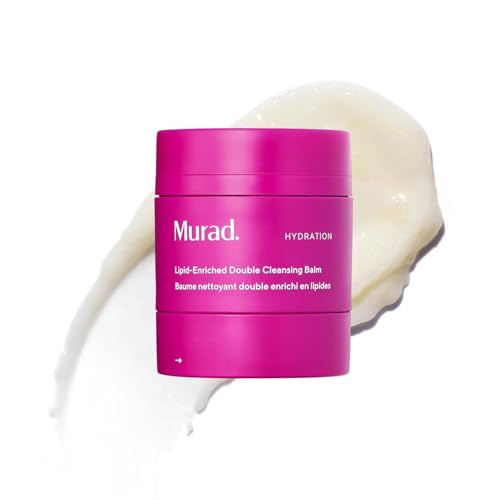Murad Lipid-Enriched Double Cleansing Balm - Hydrating Balm-to-Oil Face Cleanser & Makeup Remover ? Removes Long-Wear Makeup & SPF ? Barrier Repair with Ceramides & Camellia Oil ? 1.7 Fl Oz