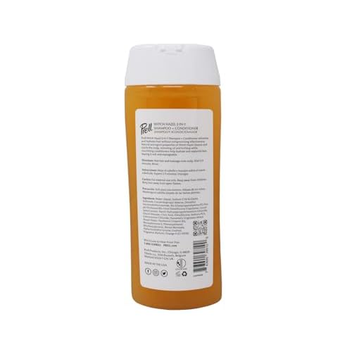 Prell Witch Hazel Color Safe Refreshes & Hydrates 2-in-1 Shampoo + Conditioner for Dry, Damaged Hair, 13.5 fl.oz