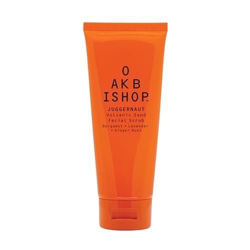 Juggernaut Men's Volcanic Sand Exfoliating Cleanser for Smoother Skin ? Deep Pore Clean, Bergamot, Lavender and Ginger Root, 3.4 fl oz