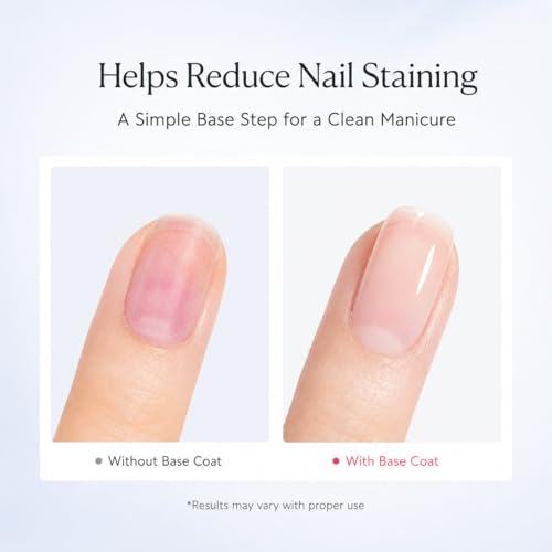 AZUREBEAUTY Clear Base Coat Nail Polish - Quick Dry & Smooth Finish