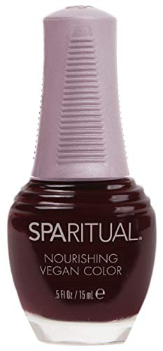 SpaRitual Nourishing Vegan Nail Color | Good Fortune 0.5 fl oz | One-Step Nail Polish Formula