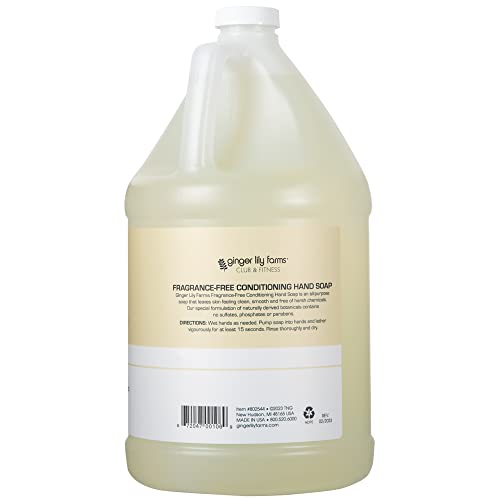 Ginger Lily Farms Club & Fitness Hand Soap + Butter Lotion Bundle, Fragrance Free