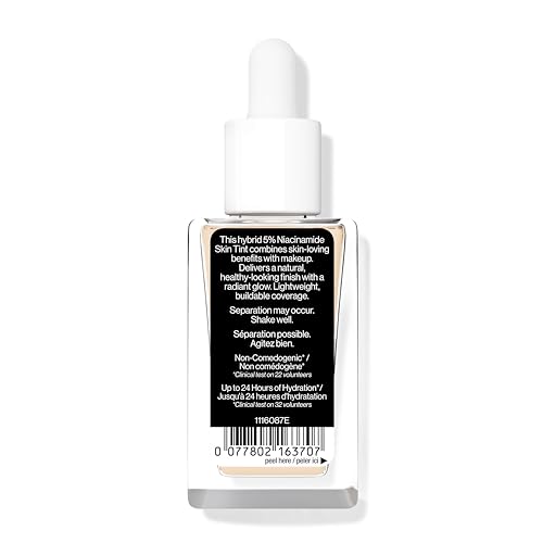 wet n wild Bare Focus Skin Tint - Sheer Coverage, 5% Niacinamide