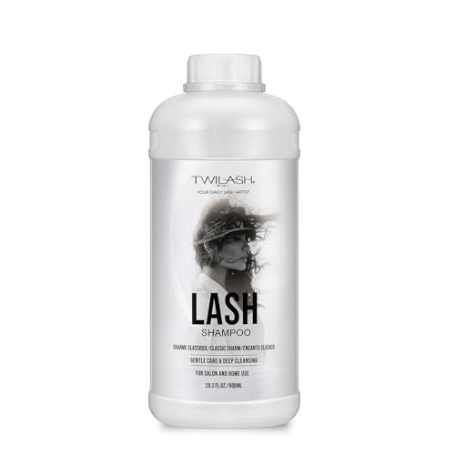 Classic Charm 600ml Lash Shampoo for Extensions, Gentle & Non-Irritating