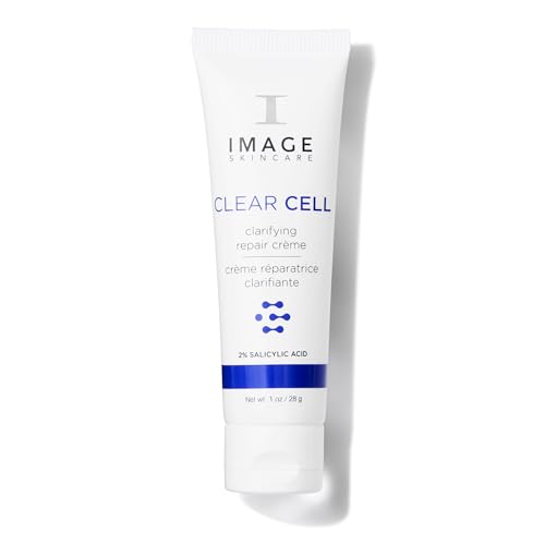 IMAGE Skincare, CLEAR CELL Clarifying Repair Cr?me, Face Night Cream Gel Moisturizer for Oily Prone Skin