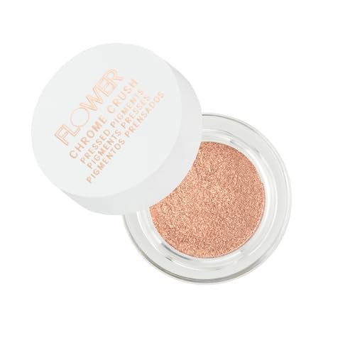 FLOWER Chrome Crush Gel-Powder Eyeshadow - Quartz Shimmer