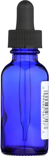 Blue Glass Dropper Bottle - 1 Fl Oz for Essential Oils & Liquids