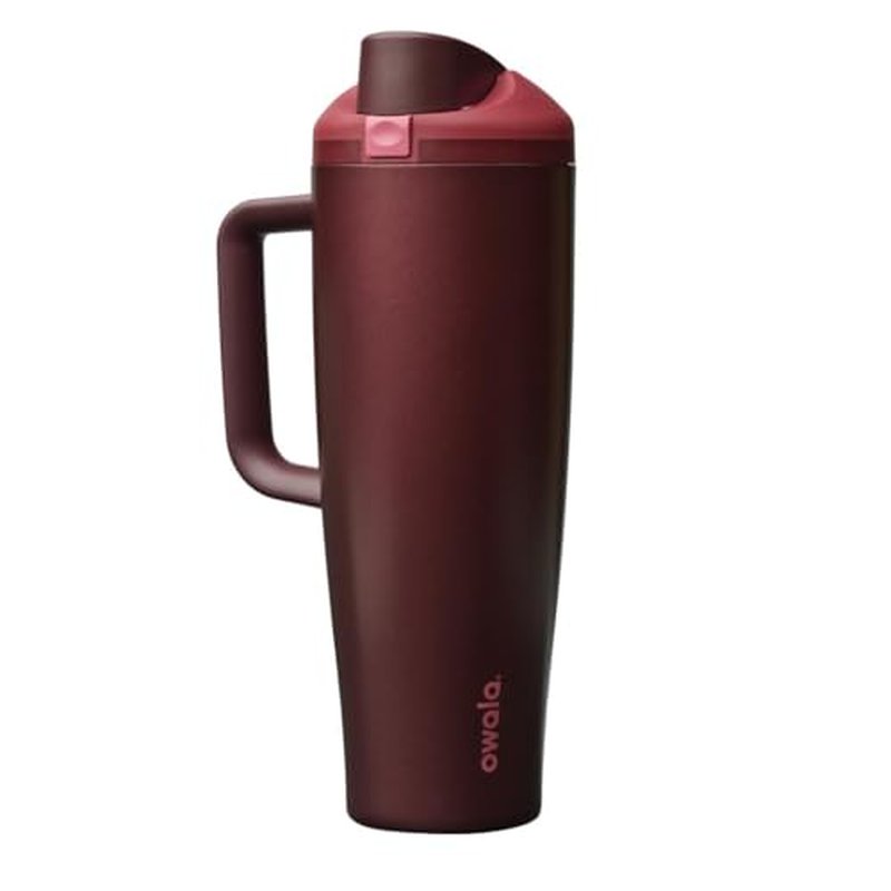 Owala FreeSip 40oz Insulated Stainless Steel Water Bottle - Black Cherry