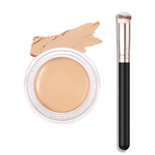 Kaely 12-Color Concealer Palette with Brush - Waterproof